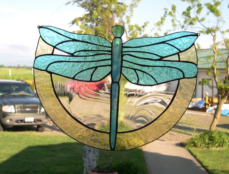 Dragonfly Stained Glass